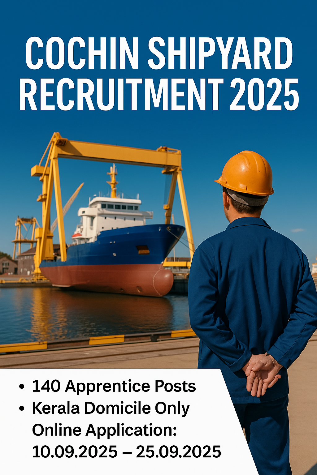 Cochin Shipyard Recruitment 2025